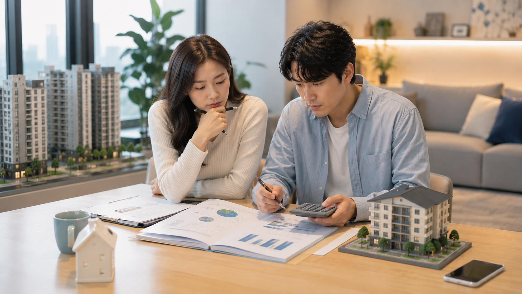 아파트분양계약, 중도금과 잔금 부담 계산하는 법