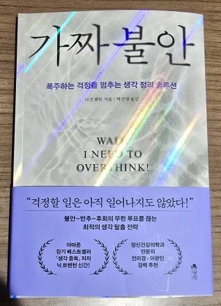 가짜 불안 - 책 표지