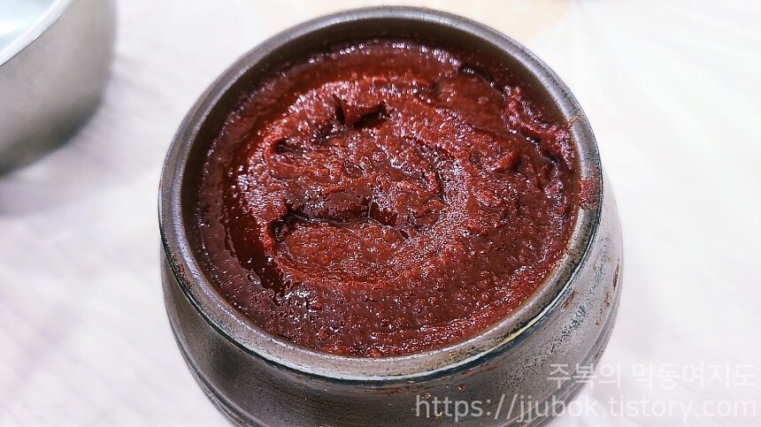 진복식당-보리밥정식-비빔밥-고추장