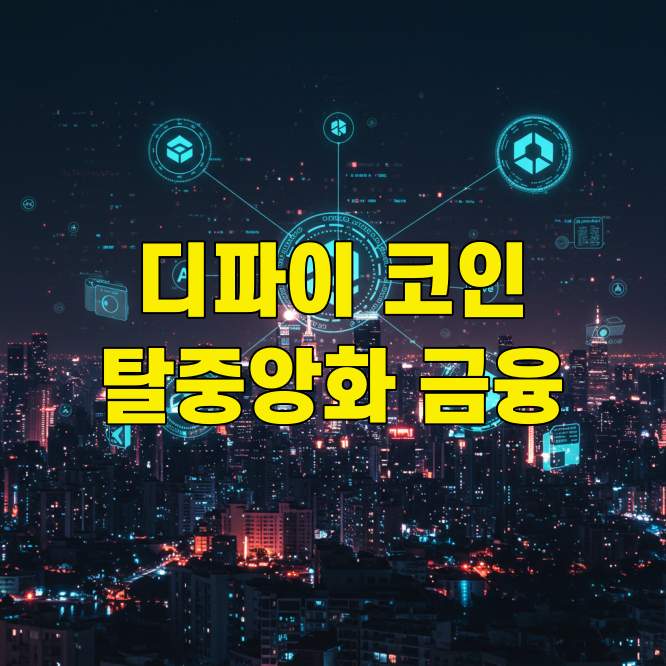 디파이 코인 탈중앙화 금융의 혁신