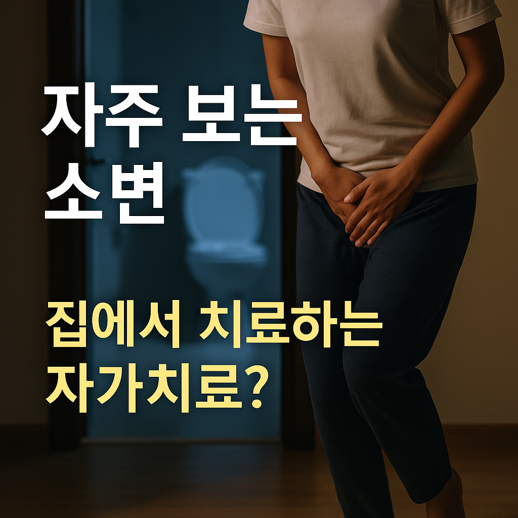 소변이 자주 마려운 증상 원인과 생활습관