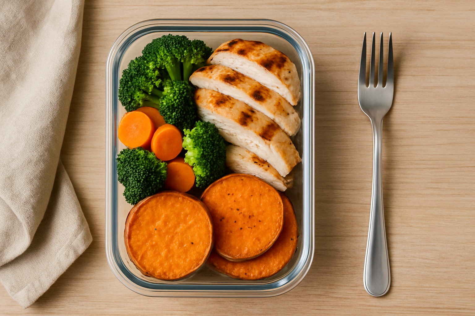 체중 감량을 위한 다이어트 도시락 사진