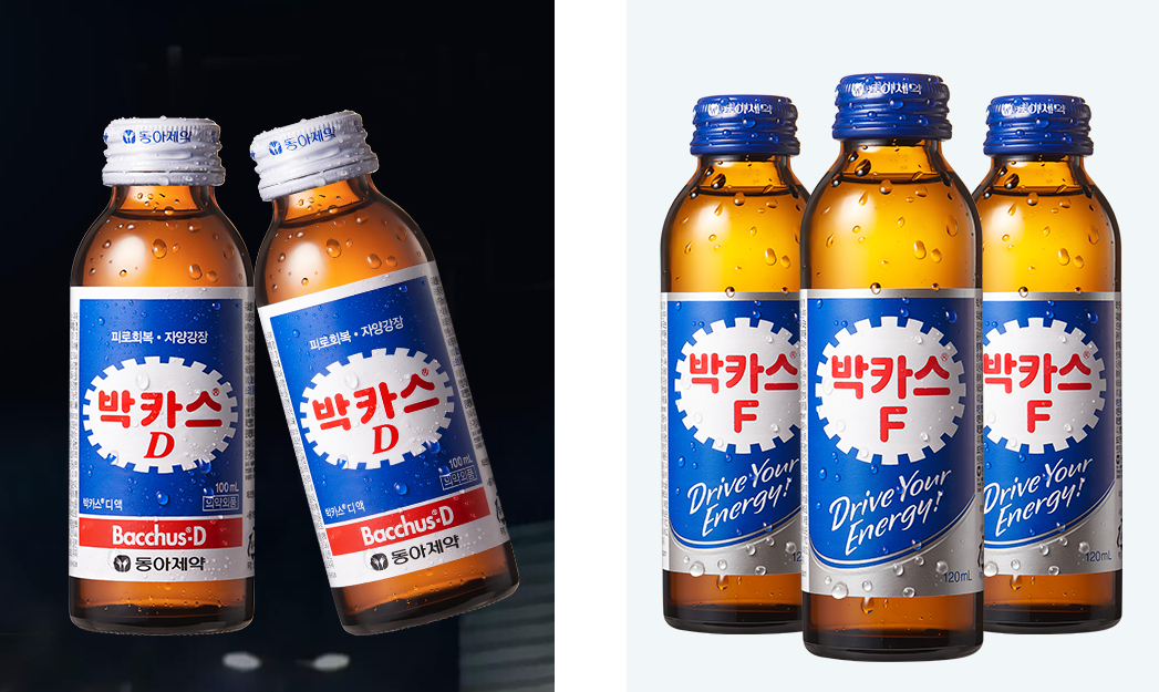 박카스 D, 박카스 F 차이