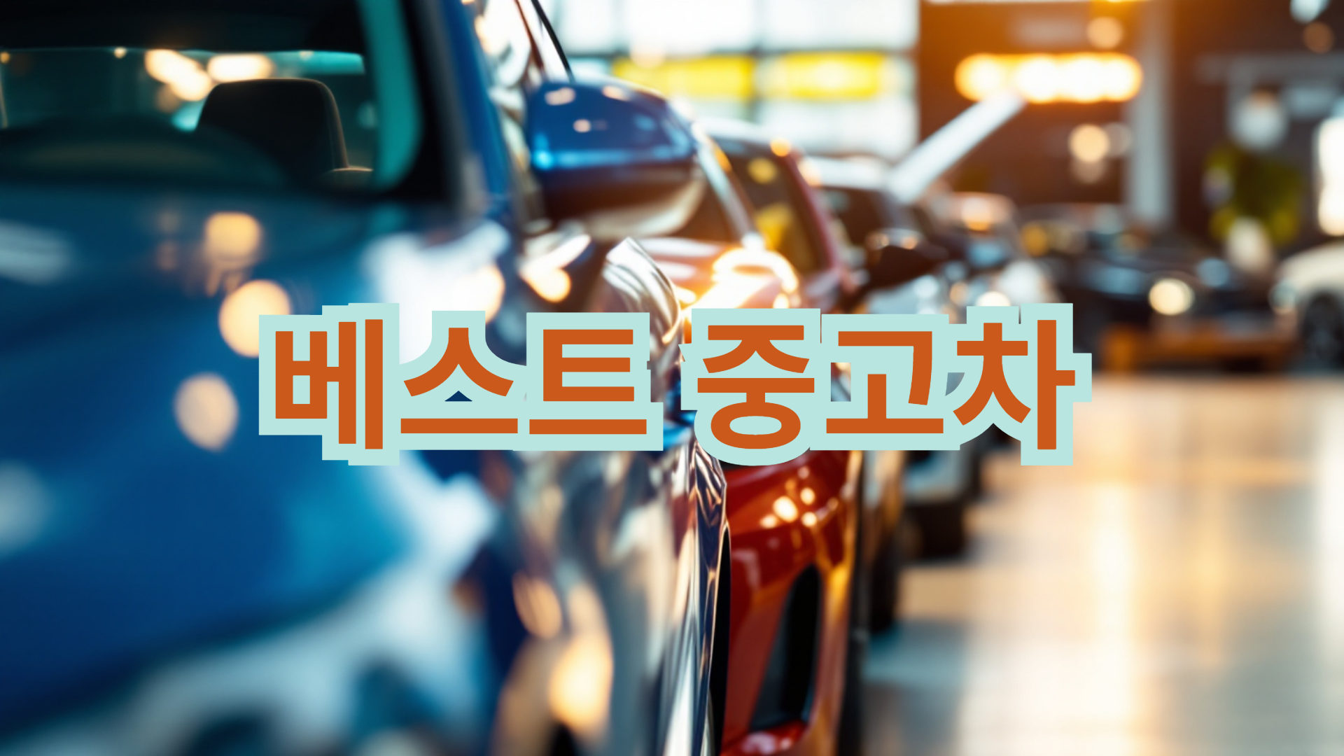 추천 중고차 모델