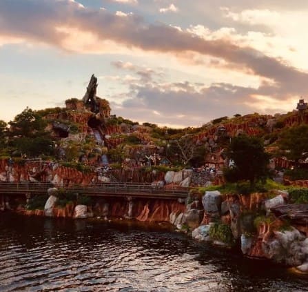 작은 동산이 있는 사진