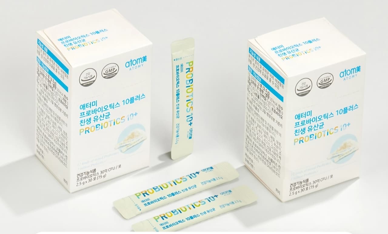 애터미 프로바이오틱스 10플러스 – 장 건강, 다이어트, 피로회복까지 한 포로 해결?!