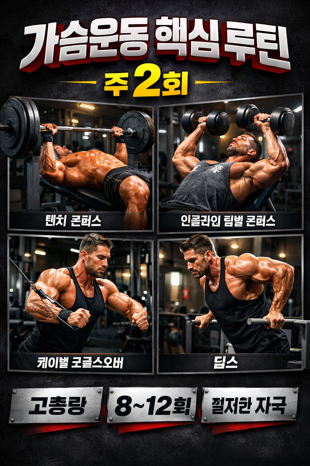 운동 기준: 주 2회 루틴의 핵심 기준