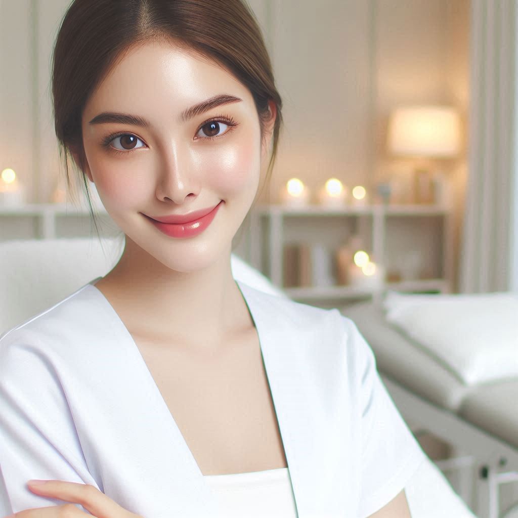 피부,체형관리 샵 배경