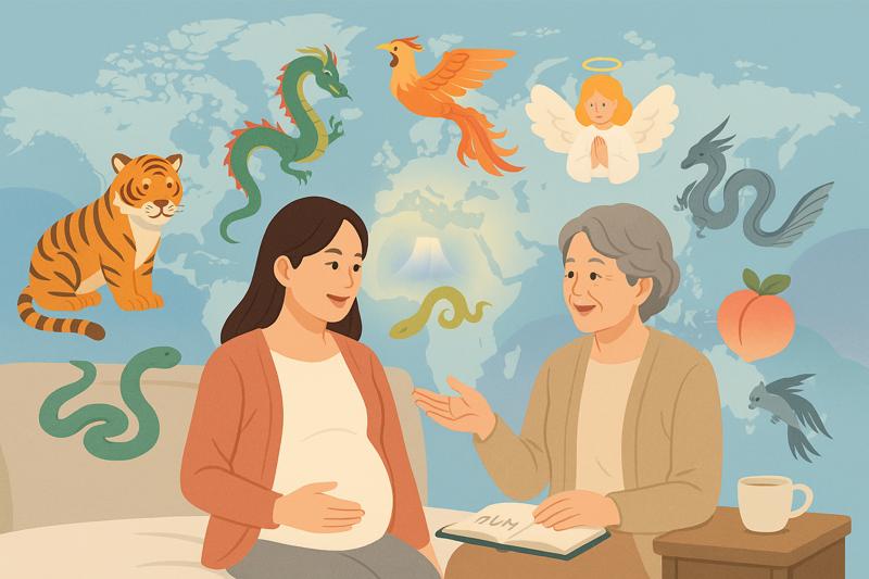 세계 각국의 태몽 문화 이미지