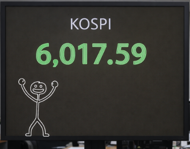 코스피 6000돌파 사진