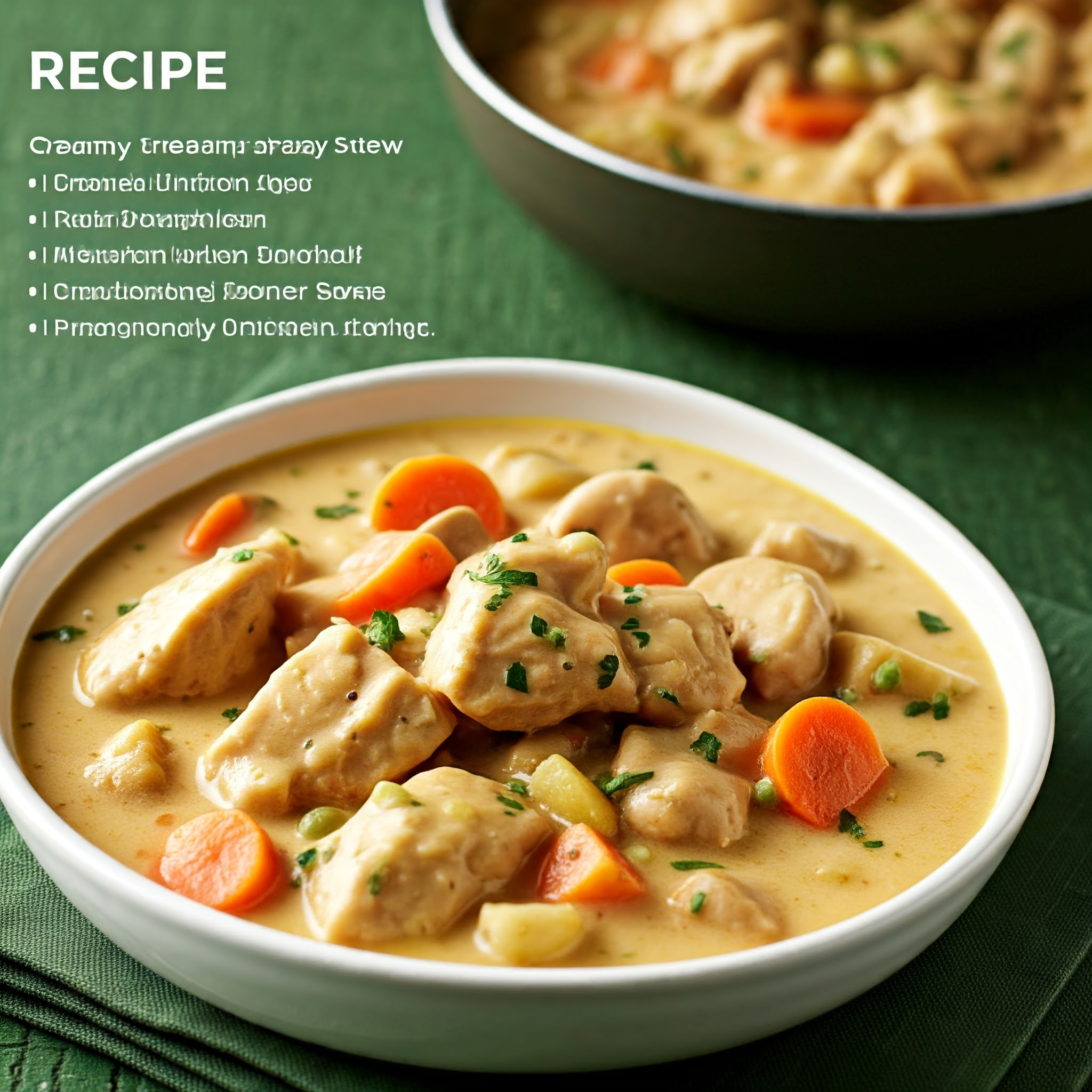 부드럽고 간편하게 만드는 치킨 스튜 레시피