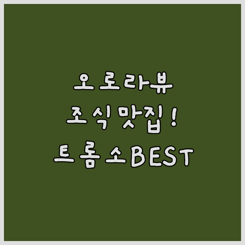 트롬소 4성급 호텔 추천 리스트 오로..