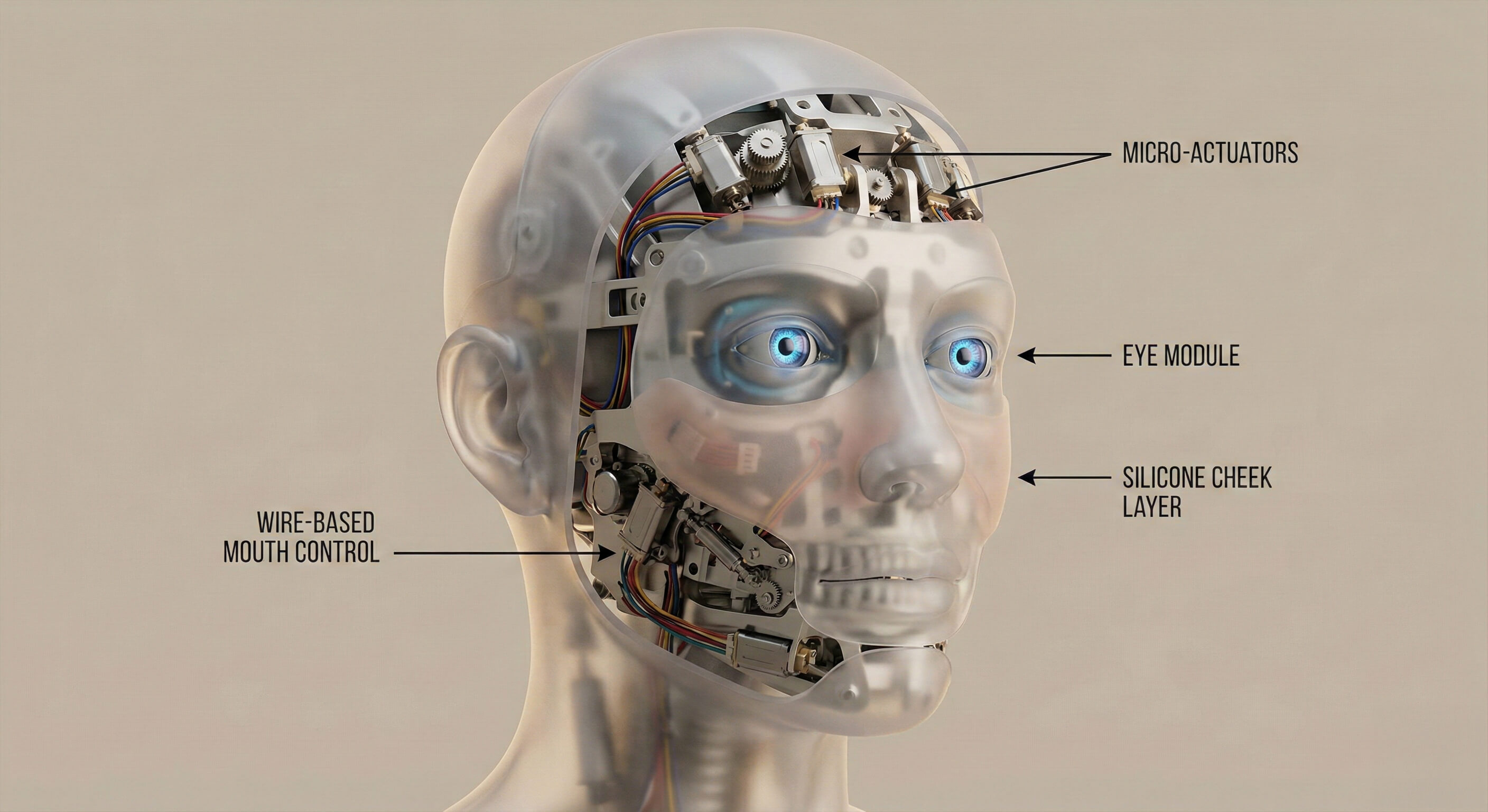 휴머노이드 얼굴 구조의 기본 원리