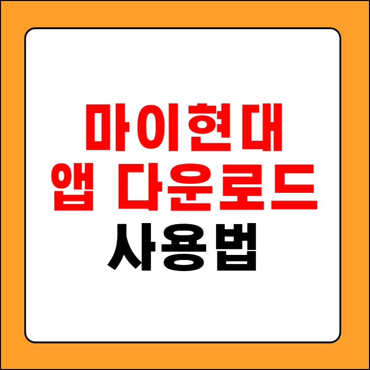 마이현대 앱