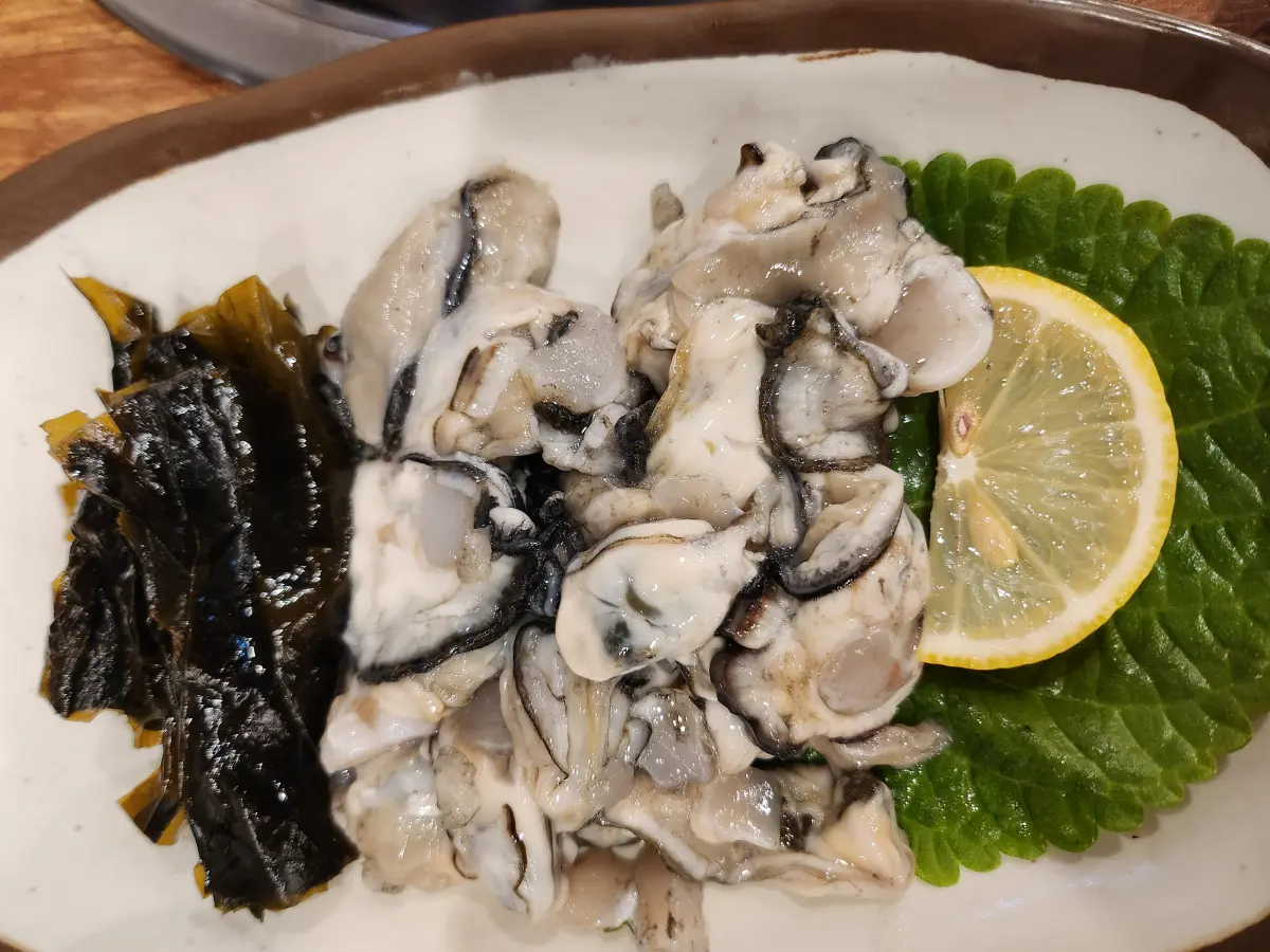 통영-맛집-대풍관 -생굴