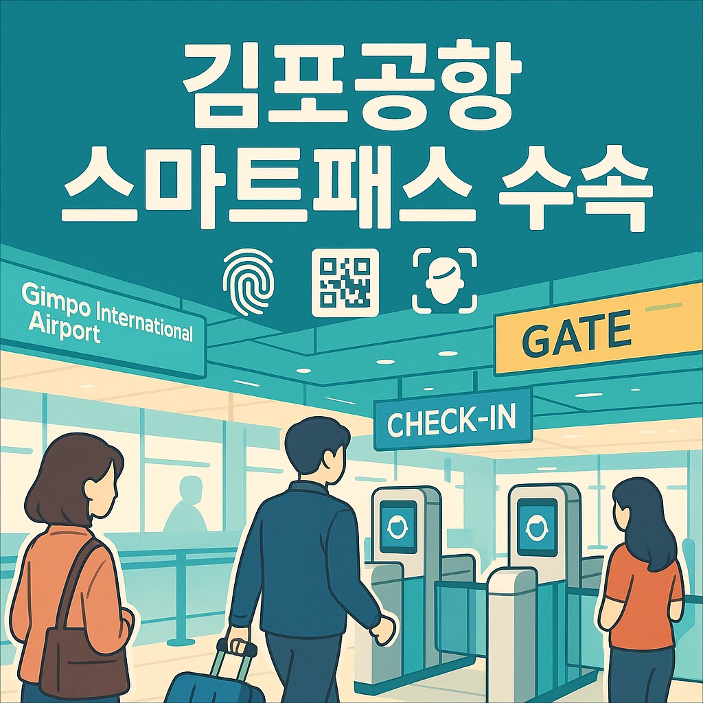 김포공항 수속 지옥? 스마트패스로 5분 컷