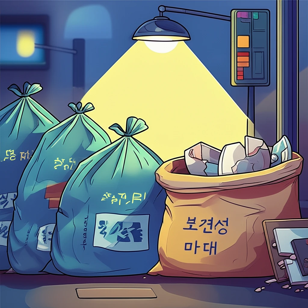 송파 석촌동 폐기물 배출 시간과 장소..