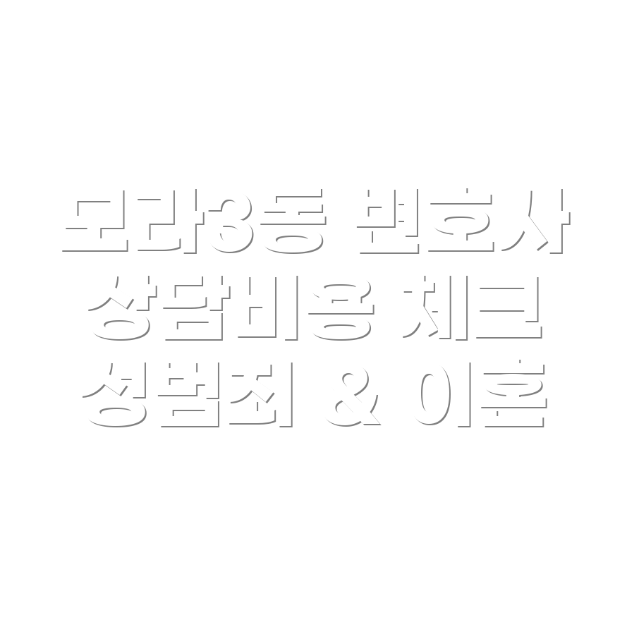 변호사 선임비용