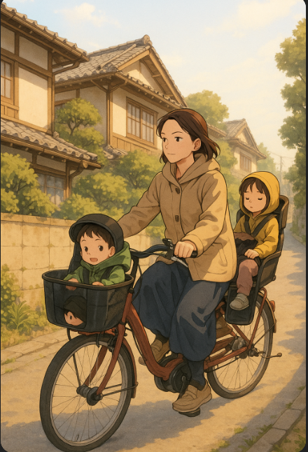 아이들 픽업과 장보기 등 교통수단으로 쓰이는 마마차리