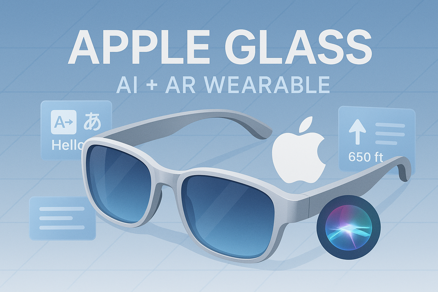 Apple Glass – 애플 AI 안경과 VisionOS, Siri 연동 요약 Apple Glass AI 안경 썸네일