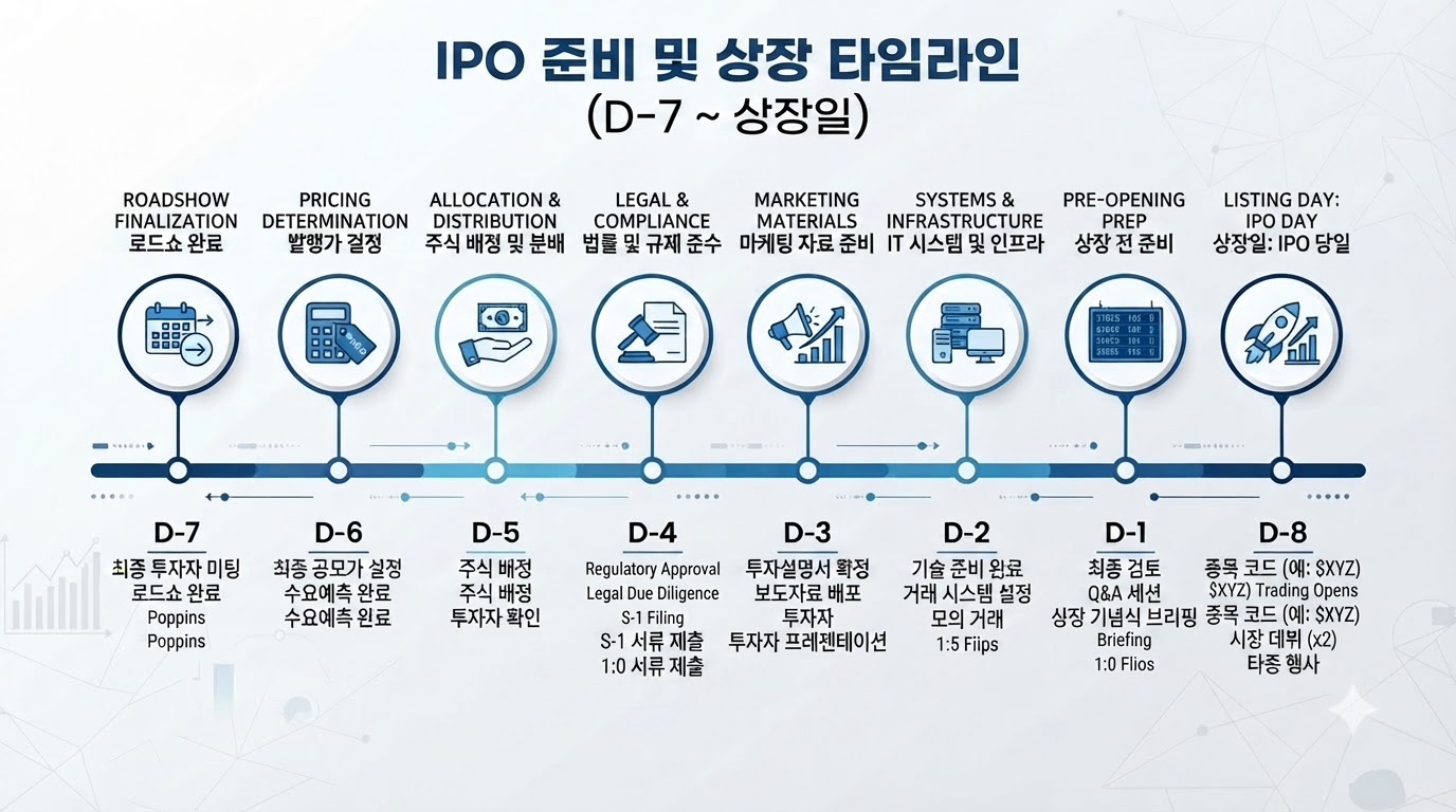 D-7일부터 상장일까지 단계별 공모주 청약 실행 루틴