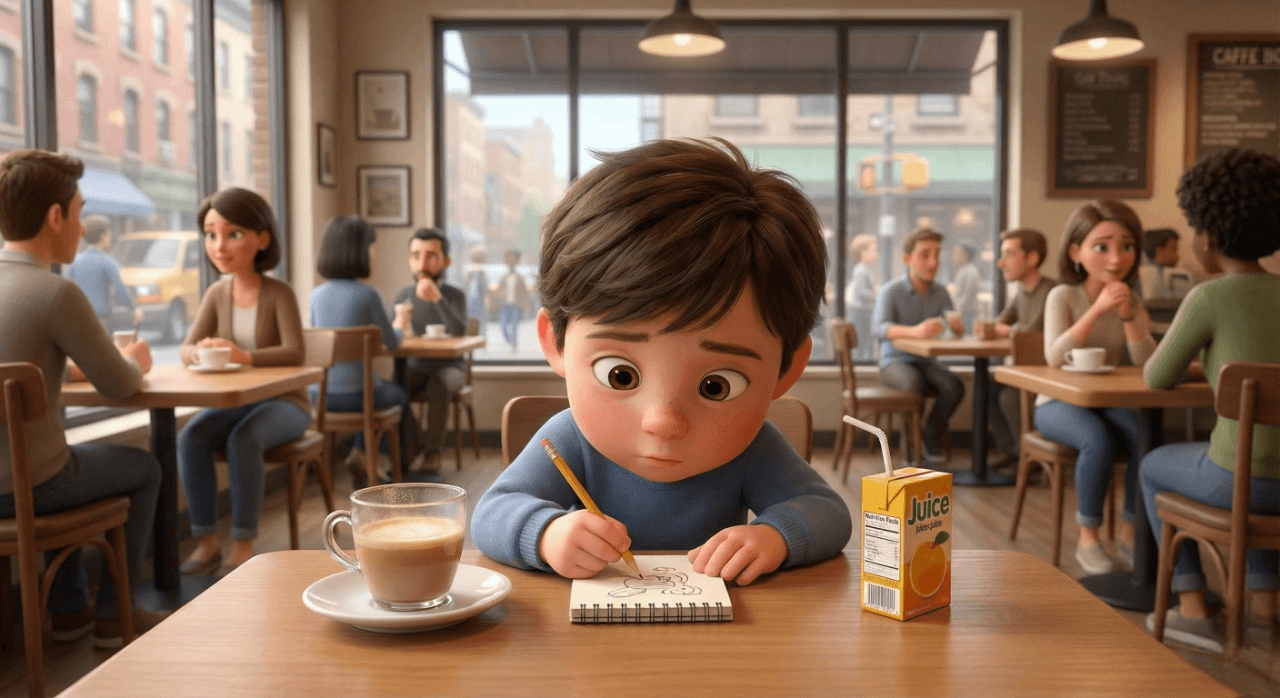 제프 베이조스의 글쓰기 습관, 식당에서 스마트폰 대신 수첩에 기록하는 아이의 관찰력 훈련