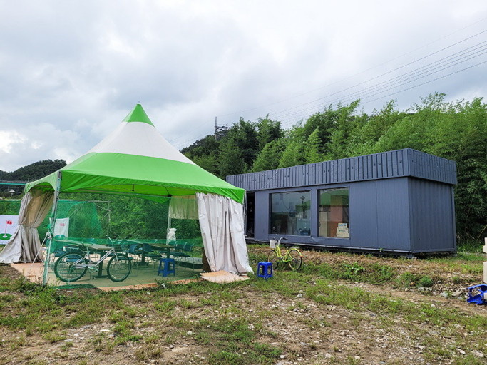 울산 범서파크골프장. 울산 울주군 범서읍 천상리 1041-77번지 (태화강변)