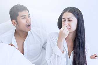 입냄새심한 모습