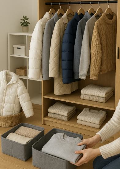 겨울맞이 옷정리 팁|보관·세탁·분류·수납 완벽 가이드 관련 사진