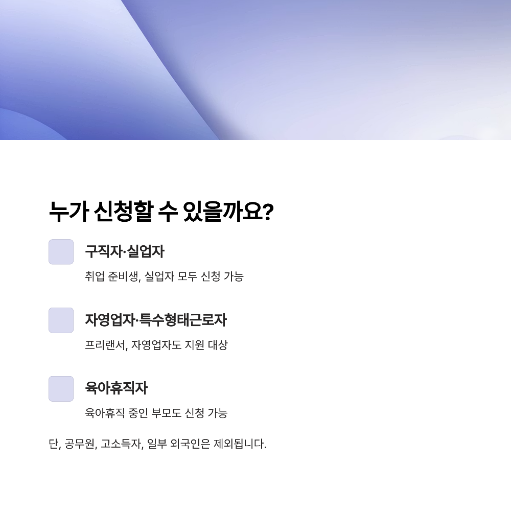 내일배움카드 신청 자격부터 신청방법까지, 2025년 최신 총정리 가이드