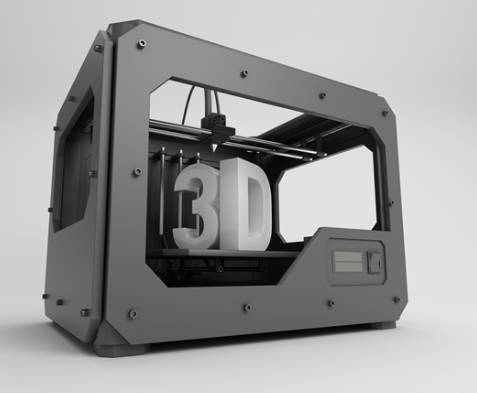 3D 프린트가 출력하는 모습의 사진