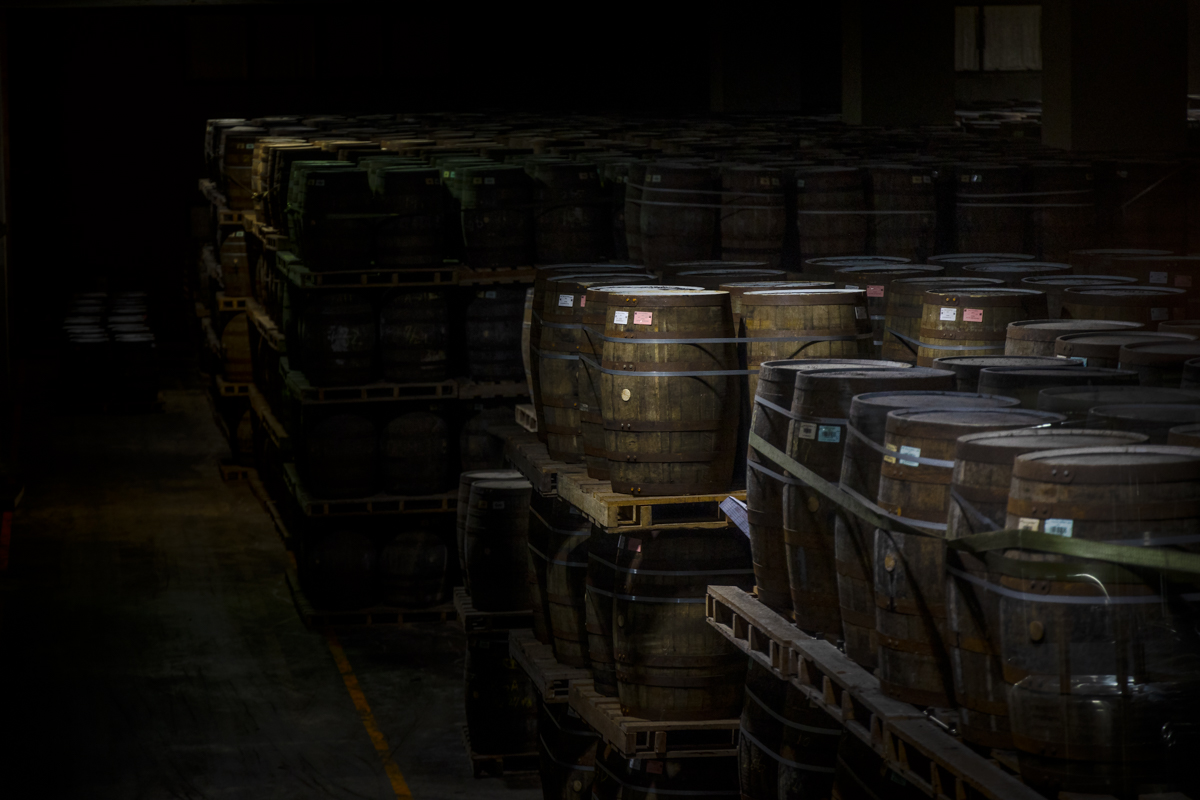 지진을 대비한 카발란 숙성고