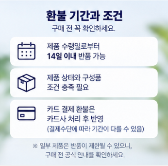 애플스토어 환불 기간과 조건