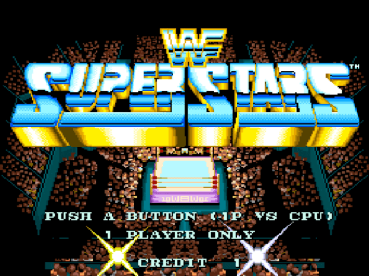 WWF-슈퍼스타즈-오락실게임-메인-화면