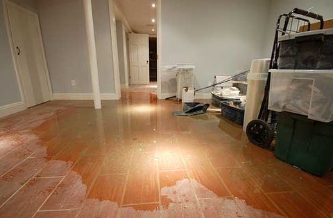 누수 상황 이미지