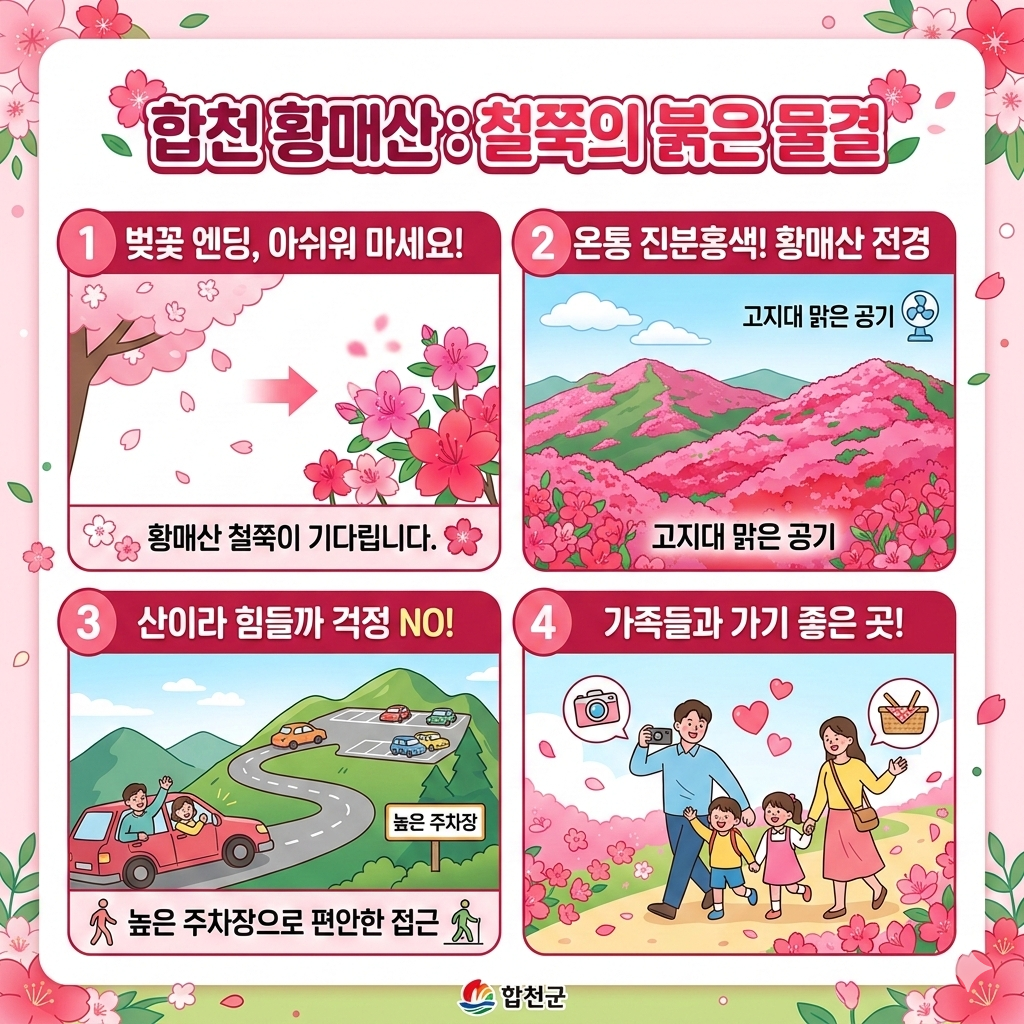 합천 황매산 (철쭉의 붉은 물결)