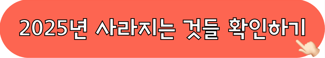 2025년사라지는것들확인하기