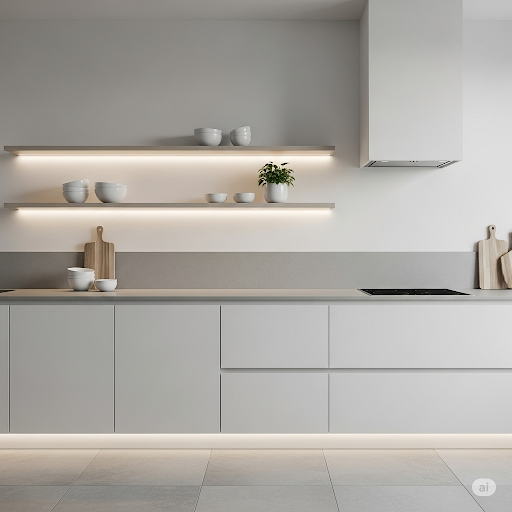 미니멀 인테리어 주방 이미지