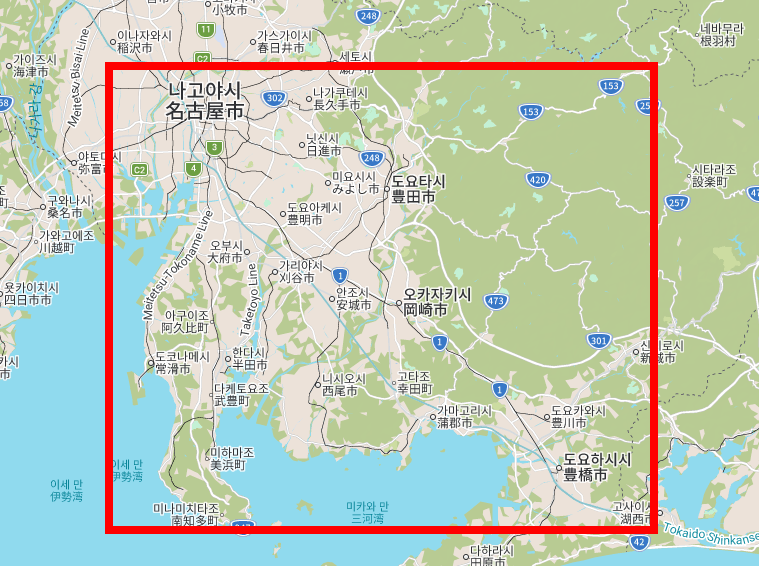 일본지도 한글판 한눈에 보기