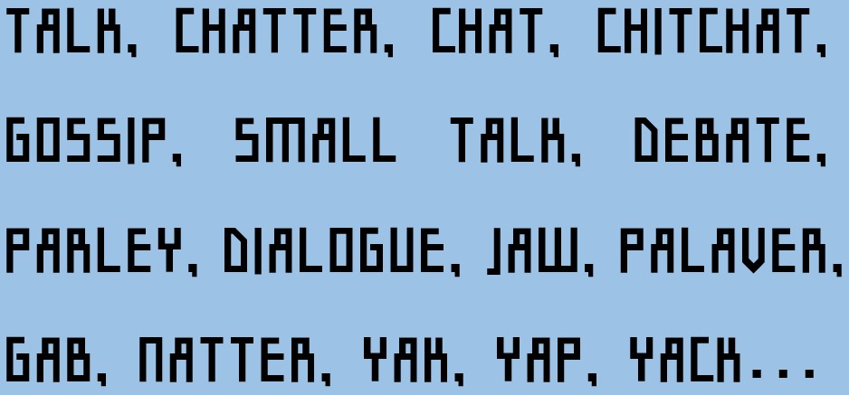 영어 단어 talk 동의어 유의어