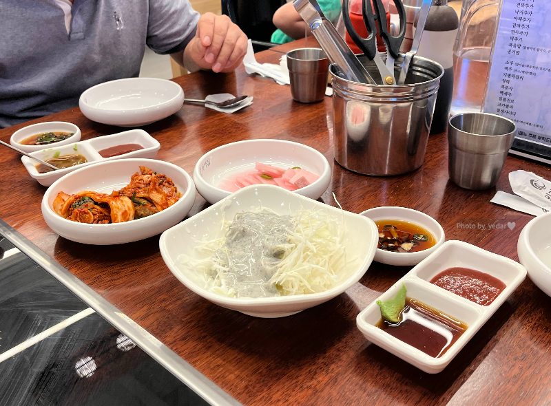 외가집 기본반찬