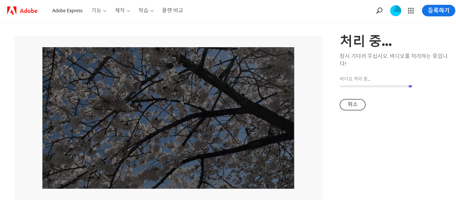 어도비 MOV MP4 변환