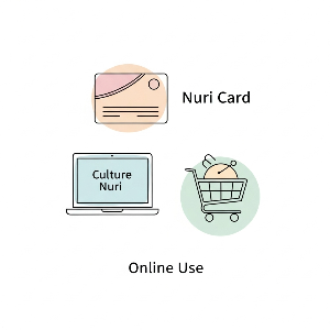 문화누리카드 온라인 사용처 이미지