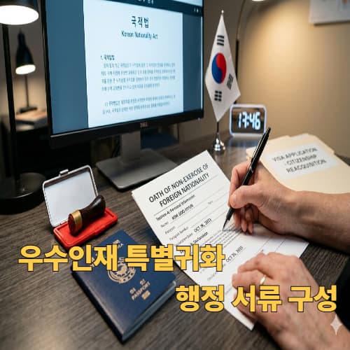 우수인재 특별귀화 서류: 법무부 인감 검증 지침 완벽 가이드