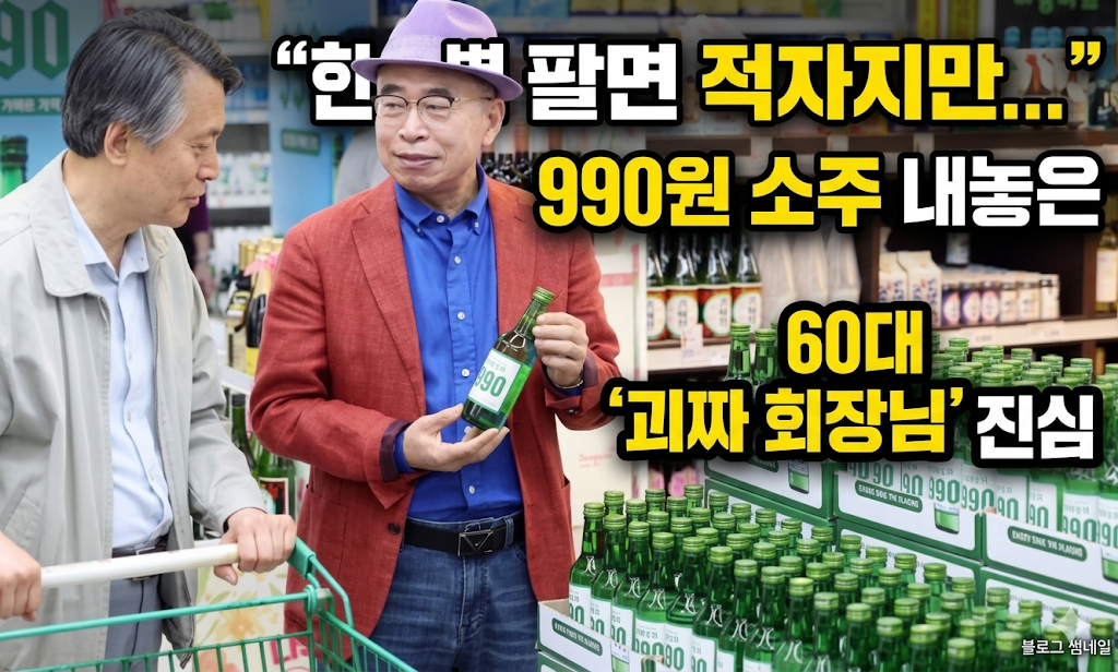 990원 소주의 비밀? 선양소주 조웅래 회장이 적자에도 가격을 내린 감동적인 이유