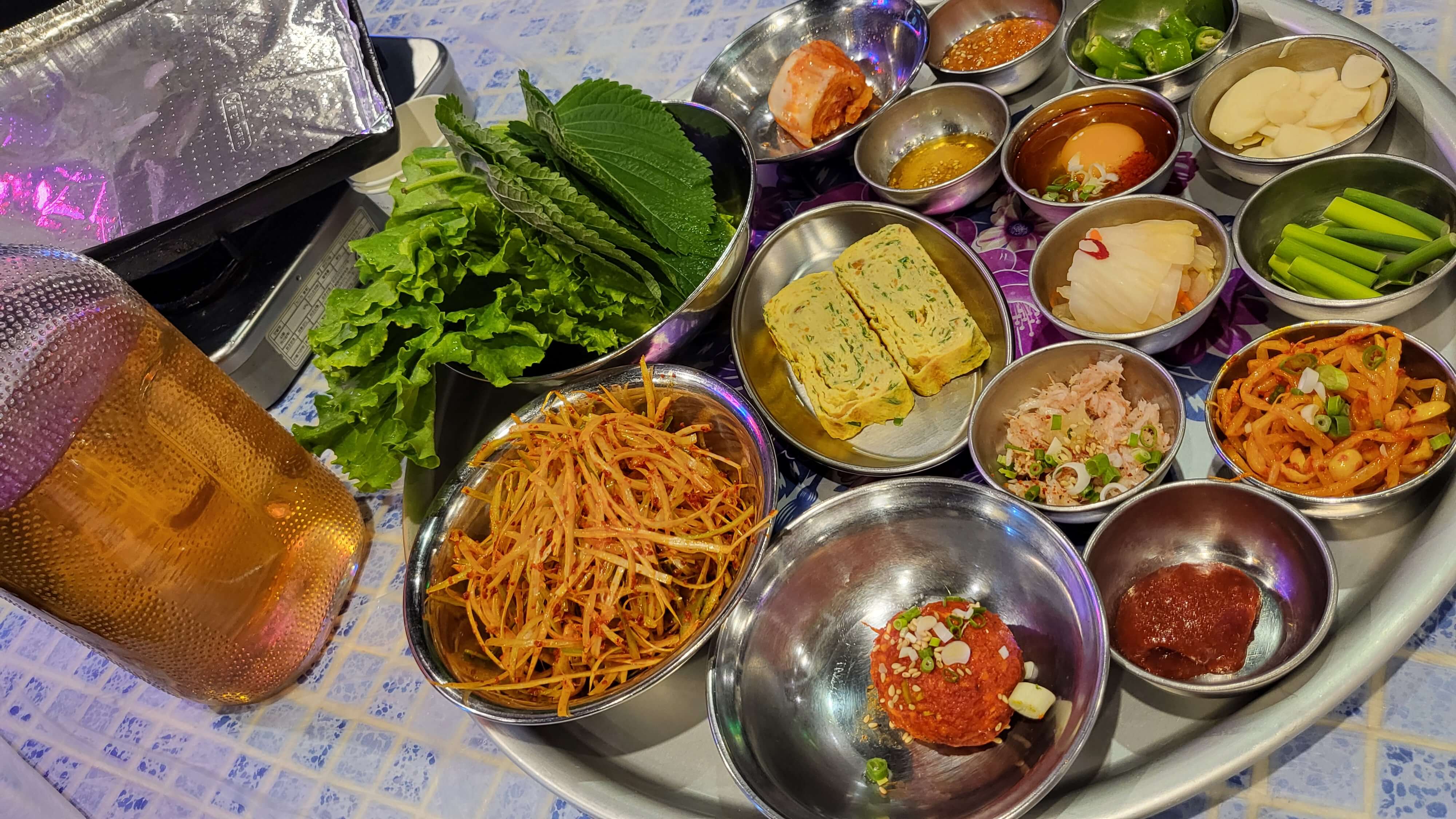 잠수교집 기본 반찬