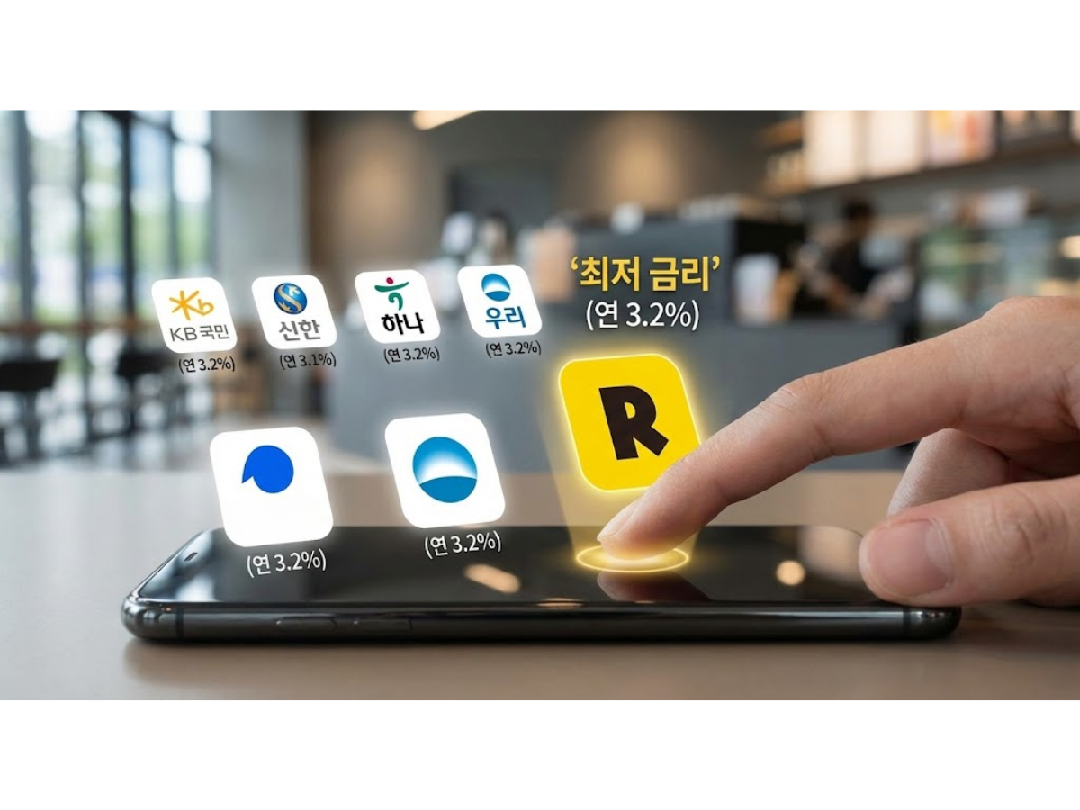 "주거래 은행만 믿다간 호구 됩니다." 직장인 신용대출, 금리 2% 낮추는 비교 노하우