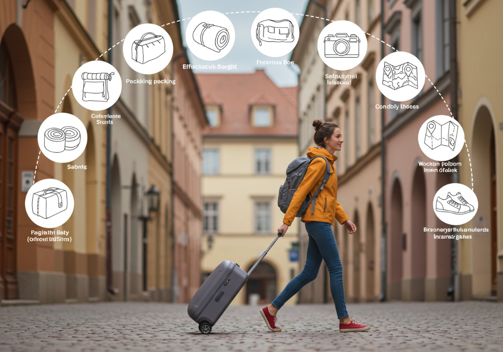 여행 짐으로 고생 끝! 유럽 자유여행 짐싸기 요령 &amp; 추천 파우치소형템 리스트