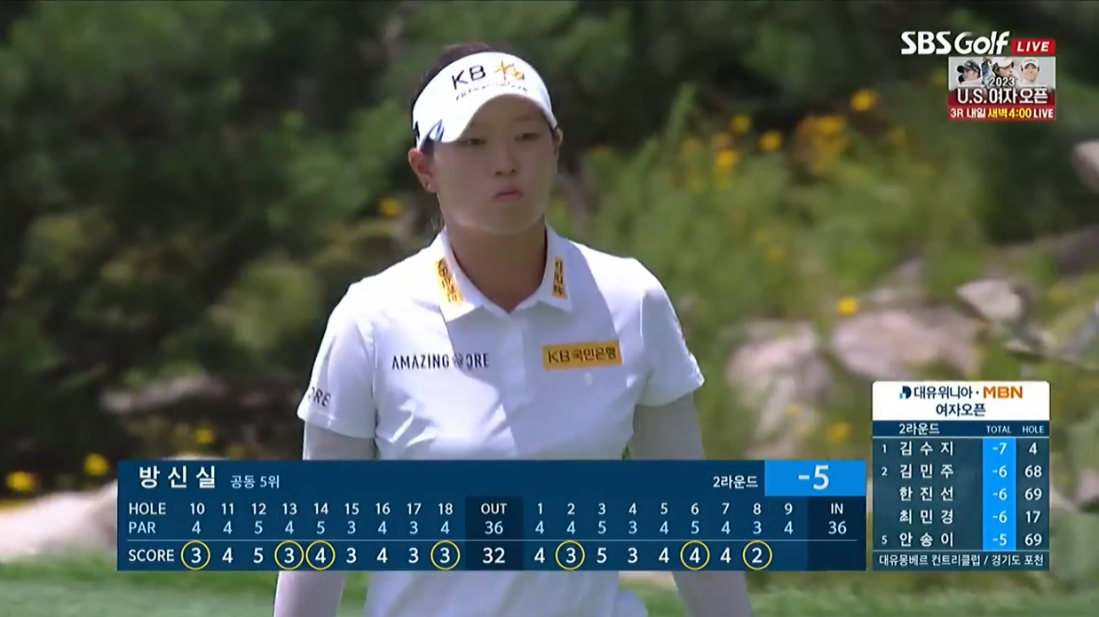 KLPGA 대표 장타자로 급부상하고 있는 방신실 선수