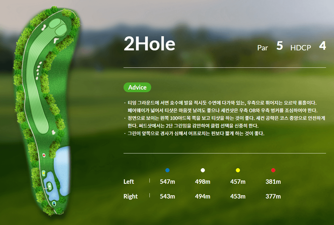 신원 CC 코스 공략도 20